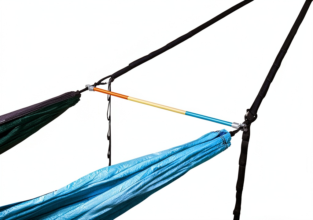 ENO Fuse Tandem Hammock set up in a forest setting