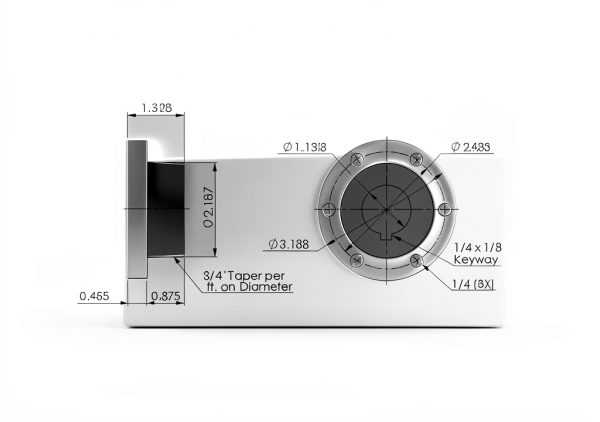TB Woods Quick Disconnect Bushing Cast Iron Keyed Shaft-1