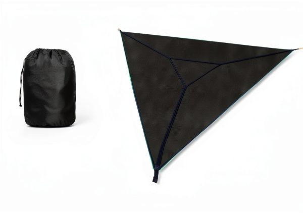 ISTATSO Triangle Camping Hammock Durable Fabric 1000lb-5