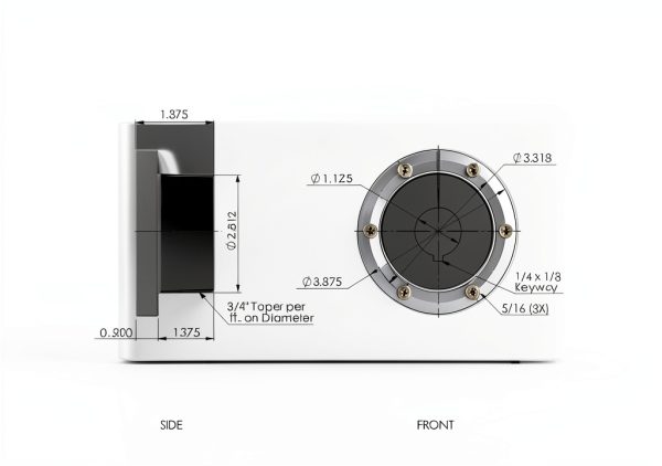 Tb Woods Quick Disconnect Bushing Ductile Iron Keyed Shaft-1