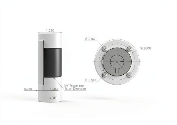 TB Woods Quick Disconnect Bushing Steel Keyed Shaft Mount-1