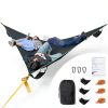ISTATSO Triangle Camping Hammock Durable Fabric 1000lb-0