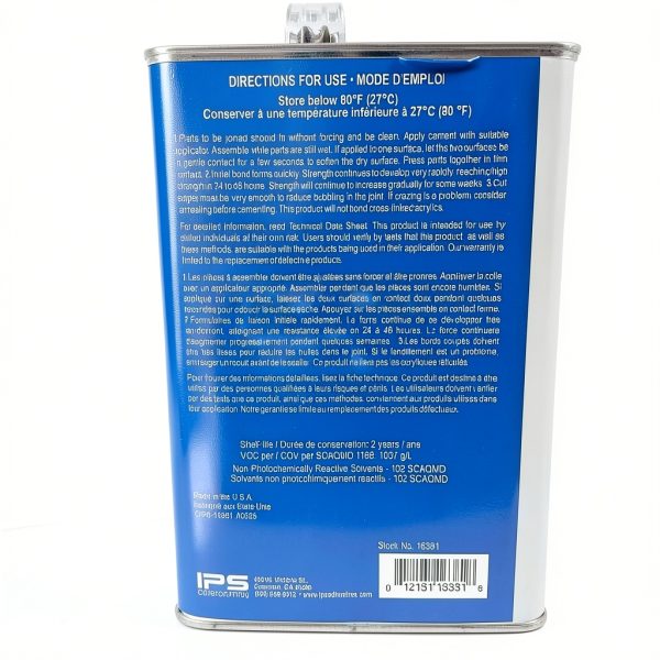 Acrylic Cement IPS Industrial Fast Set Solvent-1