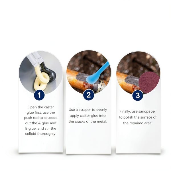 JAKEHOE High-Strength Metal Adhesive Kit 85ml Heat Weather Resistant-5