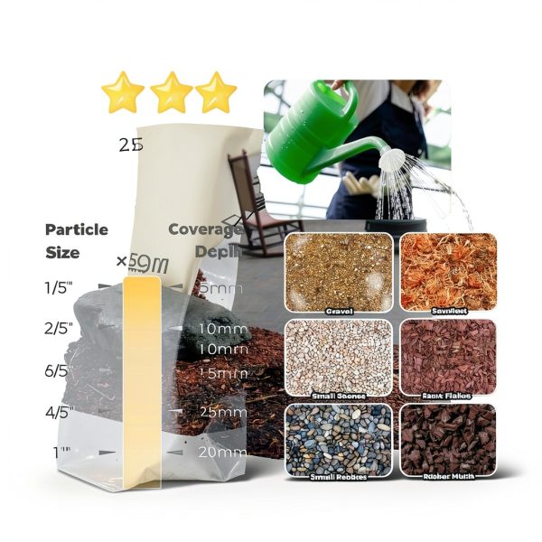 Mulch Rock Glue Spray by tenee mulch – Long‑Lasting Water‑Resistant-2