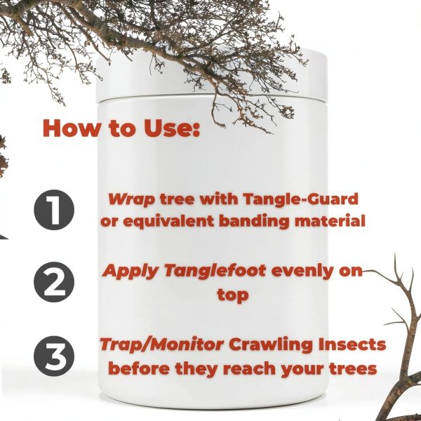 Tree Adhesive Barrier by Eaton Brothers TF10016 Non Drying Coating-2