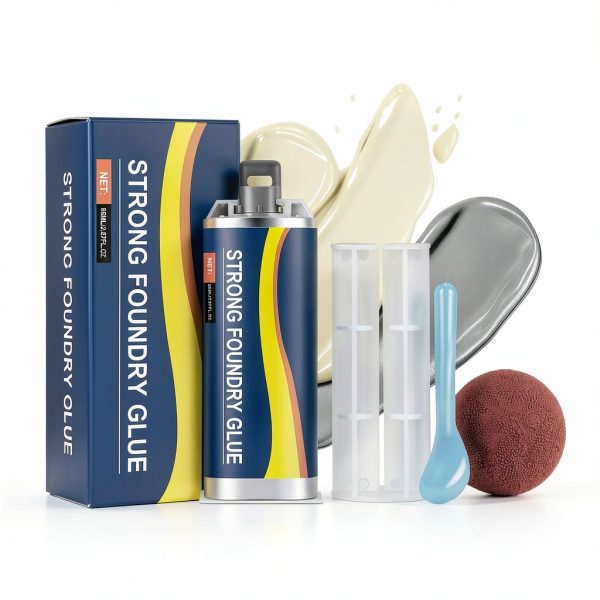 Foundry Glue for Metal by cuoct High Temp Adhesive 1:1 Mix 12.99 oz-1