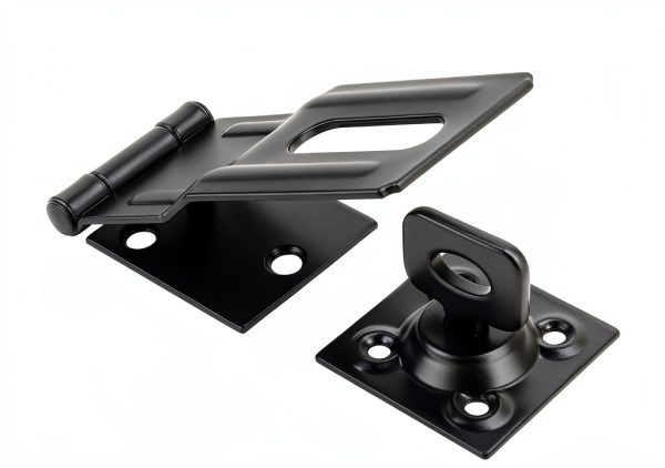 Swivel Staple Safety Hasps 4-1/2in Hasp Latch Black HILLMASTER 1 Pack-2