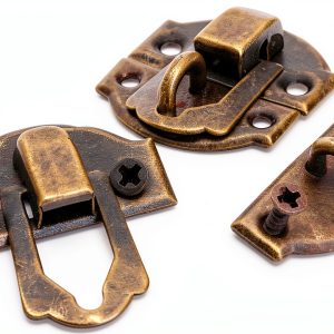 Antique Brass Decorative Hasp by Dophee 12pcs Wooden Box Latch-0
