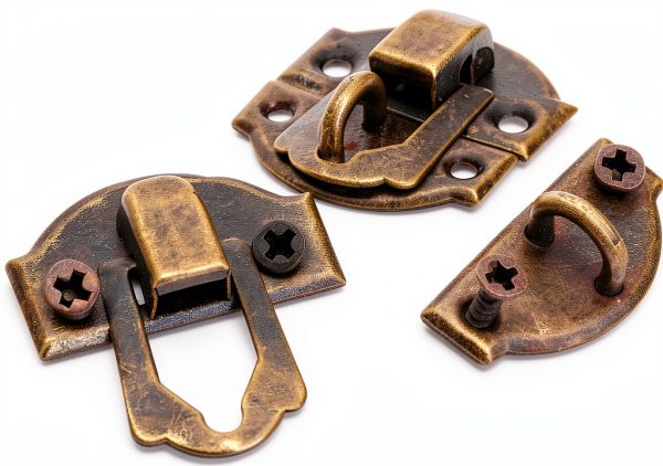 Antique Brass Decorative Hasp by Dophee 12pcs Wooden Box Latch-0