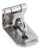 Door Hasp Latch Lock Piutouyar 2Pcs 90° Stainless Steel Duty Silver-2