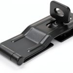 Swivel Staple Safety Hasps 4-1/2in Hasp Latch Black HILLMASTER 1 Pack-0