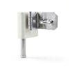 Door Hasp Latch Lock Piutouyar 2Pcs 90° Stainless Steel Duty Silver-6