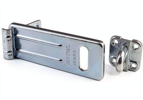 Master Lock 706D Heavy Duty Security Hasp Silver Zinc Plated-0