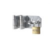 Door Hasp Latch Lock Piutouyar 2Pcs 90° Stainless Steel Duty Silver-5