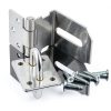 Door Hasp Latch Lock Piutouyar 2Pcs 90° Stainless Steel Duty Silver-3