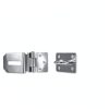 Door Hasp Latch Lock Piutouyar 2Pcs 90° Stainless Steel Duty Silver-4