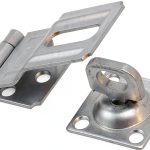 Swivel Staple Safety Hasp National Hardware 3-1/4 inch Zinc Plated-0