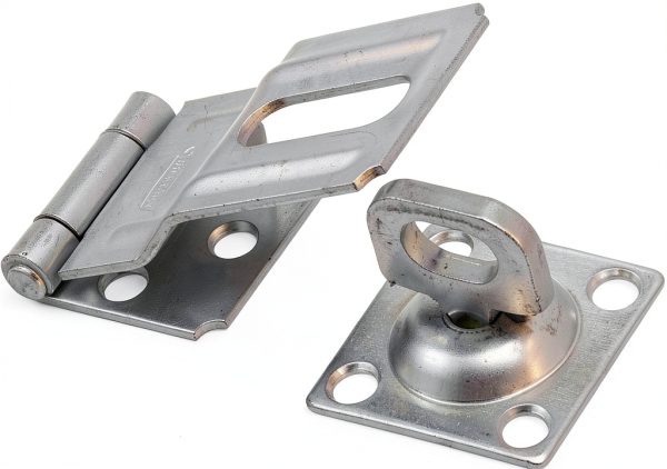 Swivel Staple Safety Hasp National Hardware 3-1/4 inch Zinc Plated-0