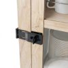 Swivel Staple Safety Hasps 4-1/2in Hasp Latch Black HILLMASTER 1 Pack-3