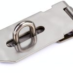Stainless Steel Hasp Latch KIMIWISE Heavy Duty 3 Inch Silver-0