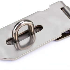 Stainless Steel Hasp Latch KIMIWISE Heavy Duty 3 Inch Silver-0