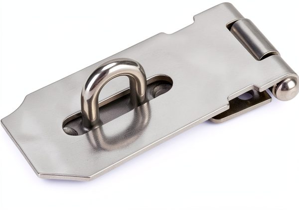 Stainless Steel Hasp Latch KIMIWISE Heavy Duty 3 Inch Silver-0