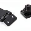 Kyuionty 4 Pcs Keyed Hasp Locks 4 Inch Black Metal Safety Hasps-3