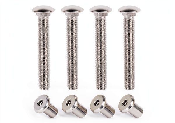 Trailer Hasp Bolt Kit 4pcs Stainless Steel by KishYa - Bar Lock-0