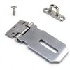 Stainless Steel Hasp Latch KIMIWISE Heavy Duty 3 Inch Silver-1