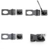 2 Packs 2.5 Inch Hasp Lock With Keys, Stainless Steel Latch, Twist Knob Keyed Locking for Cabinet Small Door, Flat Black-6