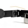 3" Heavy Duty Door Lock Hasp Latch Dreamxiang Black 3 Inch-2