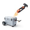 BokWin Rubber Draw Latch Hasps Orange 4.3 Inch Flexible T-Handle-5