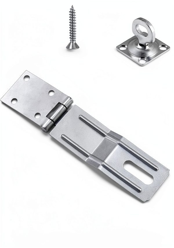 6" Swivel Staple Safety Hasps Home Master 6 Inch Hasps 4 Pack-5
