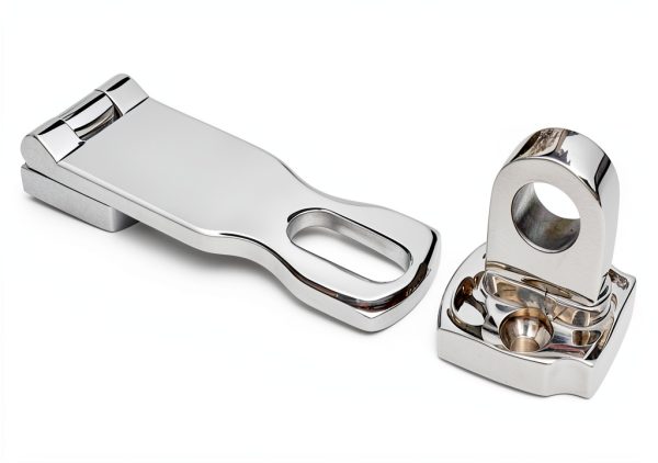 Marine Grade Stainless Steel Door Hasp with Padlock Eye Mount Milcraft-4