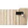 3 Inch Door Hasp KIMIWISE Black Padlock for Gates & Cabinets-6