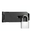 Padlock Hasp 4 Inch Stainless Steel Black Door Hasp by Eruinfang-6