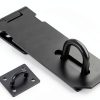 Padlock Hasp 4 Inch Stainless Steel Black Door Hasp by Eruinfang-2
