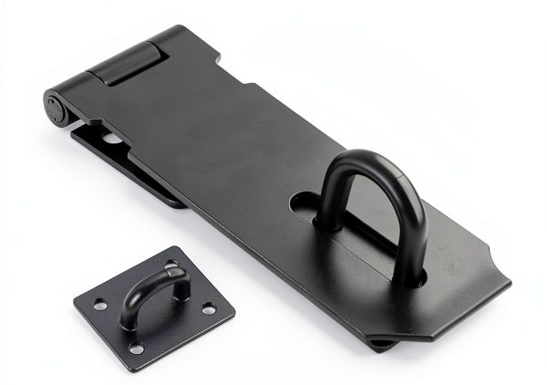 Padlock Hasp 4 Inch Stainless Steel Black Door Hasp by Eruinfang-2
