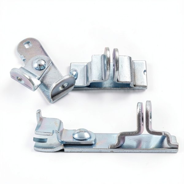 Fuoequl Trailer Door Hasp for Cargo Trailer, Rolled Steel Zinc Plated-6