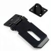 3 Inch Door Hasp KIMIWISE Black Padlock for Gates & Cabinets-1