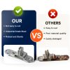 Fuoequl Trailer Door Hasp for Cargo Trailer, Rolled Steel Zinc Plated-4