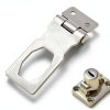 2Pcs Keyed Hasp Locks 2.5 Inch Twist Knob Keyed Locking Hasp, Metal Safety Hasp Latches Keyed Different for Small Doors, Cabinets (Sliver)-1