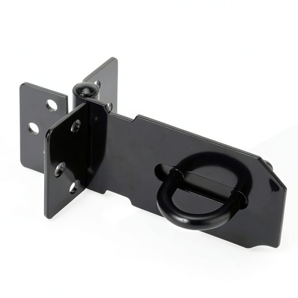 3 Inch Door Hasp KIMIWISE Black Padlock for Gates & Cabinets-3