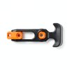 BokWin Rubber Draw Latch Hasps Orange 4.3 Inch Flexible T-Handle-4