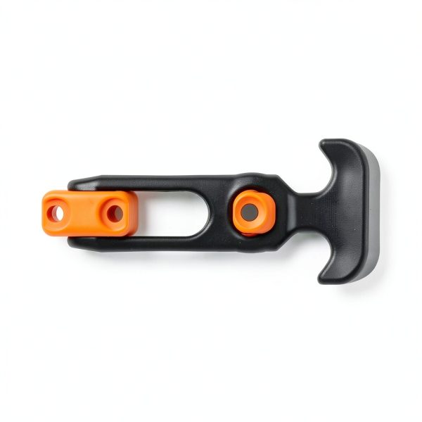 BokWin Rubber Draw Latch Hasps Orange 4.3 Inch Flexible T-Handle-4