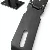 Padlock Hasp 4 Inch Stainless Steel Black Door Hasp by Eruinfang-1