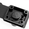 2 Packs 2.5 Inch Hasp Lock With Keys, Stainless Steel Latch, Twist Knob Keyed Locking for Cabinet Small Door, Flat Black-3