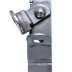 Fuoequl Trailer Door Hasp for Cargo Trailer, Rolled Steel Zinc Plated-0