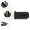3 Inch Door Hasp KIMIWISE Black Padlock for Gates & Cabinets-2